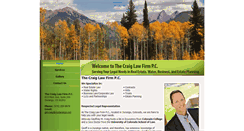 Desktop Screenshot of craiglawdurango.com